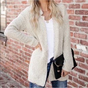 Vici Speckled Coatigan Sweater